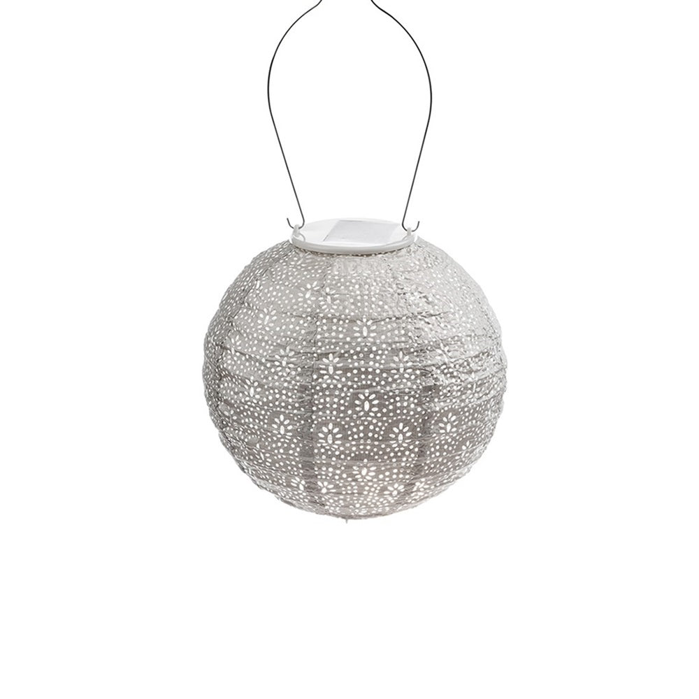 Lumiz Solar lampion Round Fan Light Taupe Nr. 1