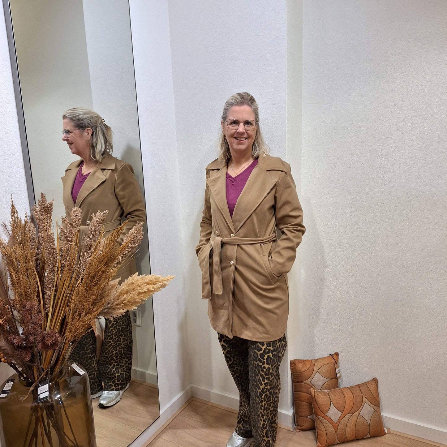 Glammlabel coat Nox Camel