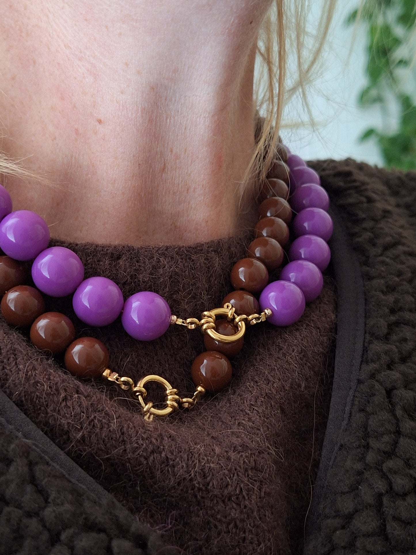 Bubble ketting Big Purple