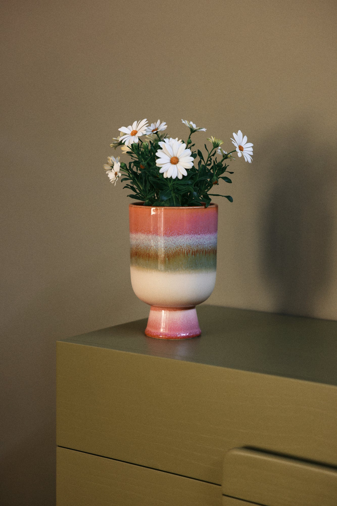 HKliving Retro flower pot rosefield