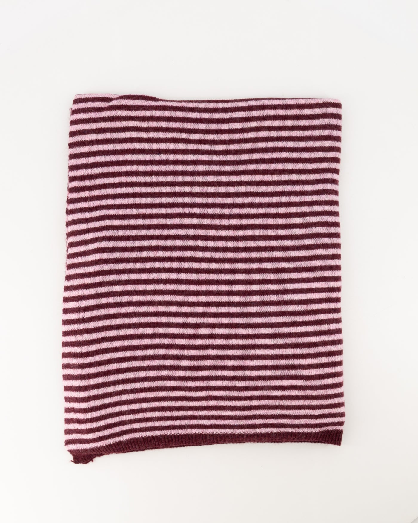 Cashemere sjaal Cassy gestreept Burgundy/roze
