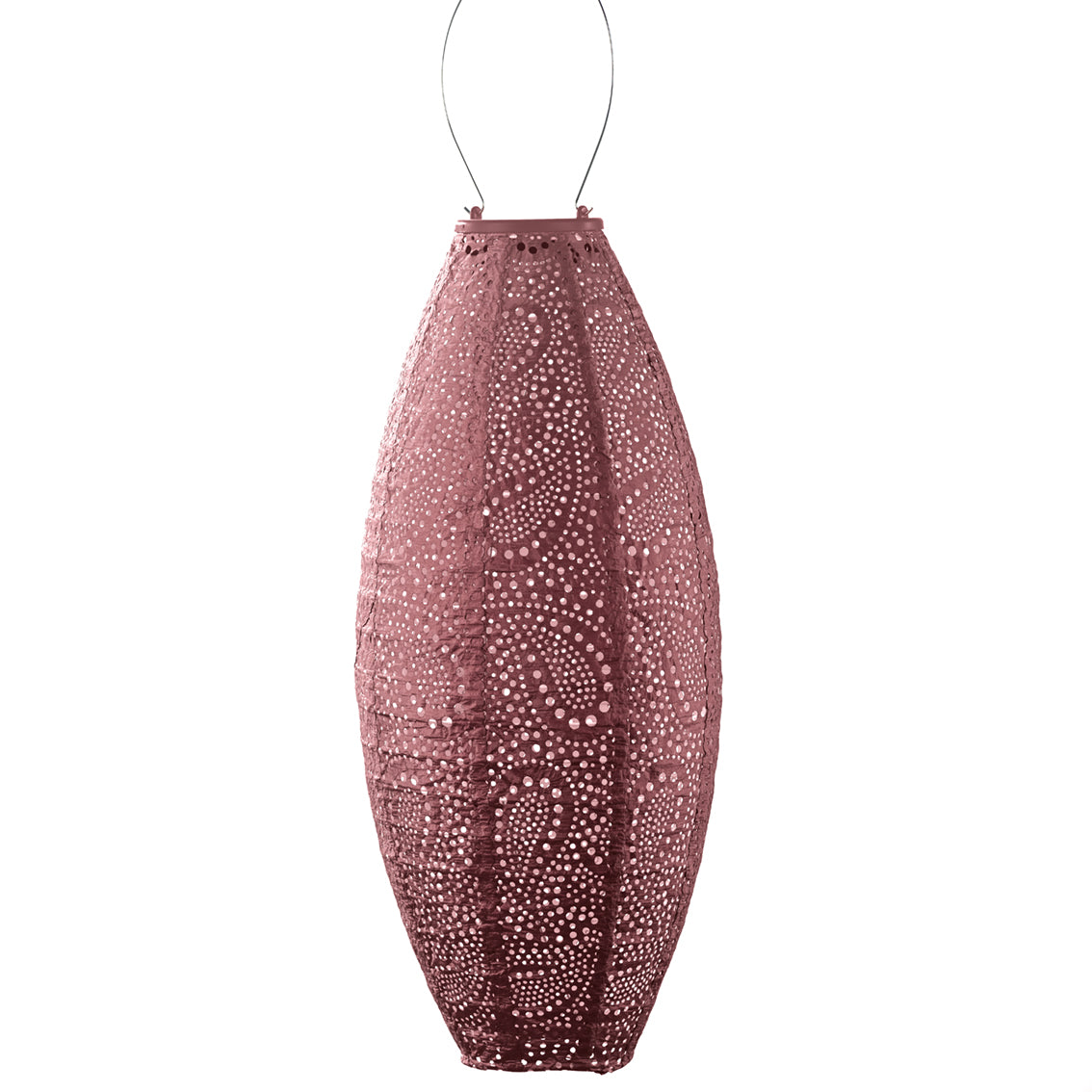 Lumiz Solar lampion oval paisley copper Nr. 84