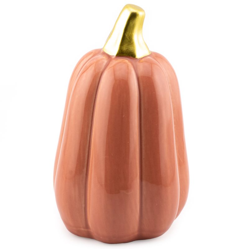 Aardewerk pompoen 10.5cm rood