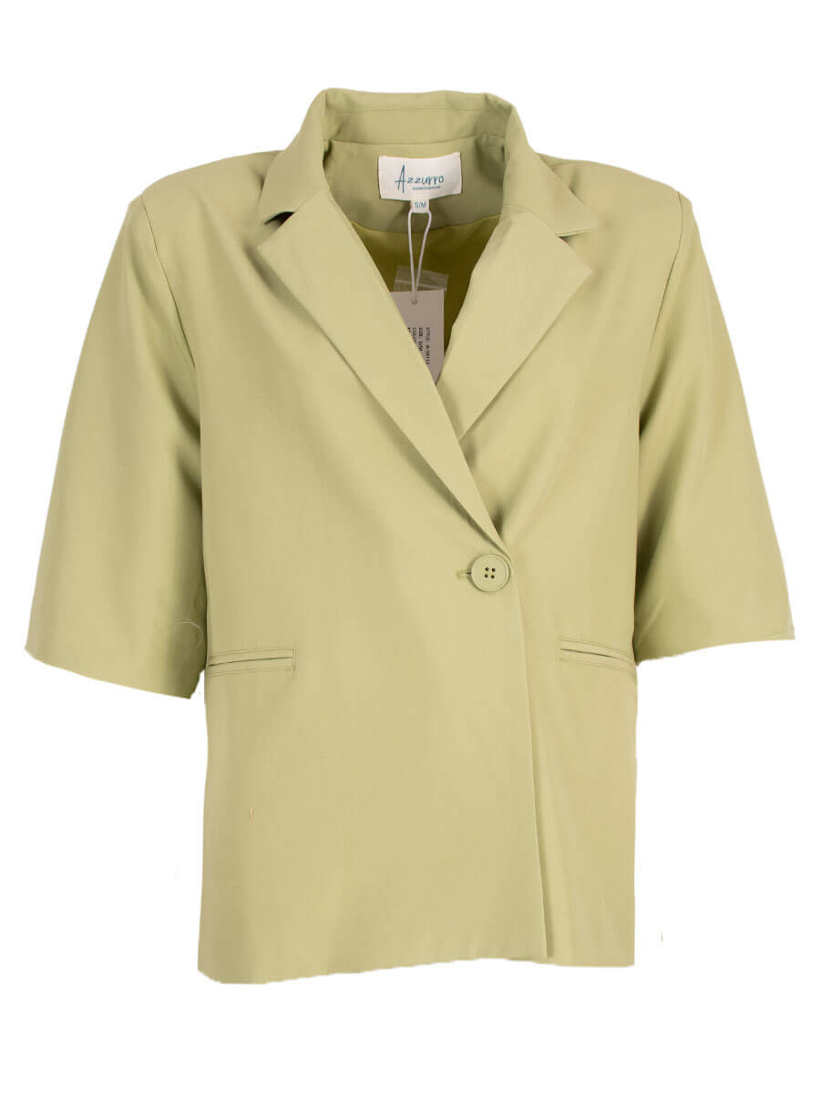 AzzurroBlazerkortemouwGroen__1