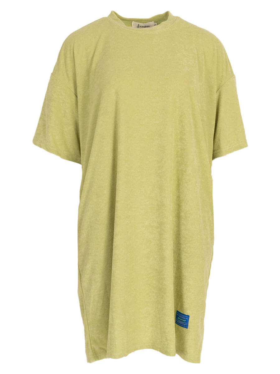 Azzurro Tshirt jurk Limoen