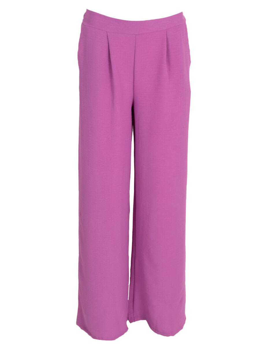 Azzurro broek wijd Paars
