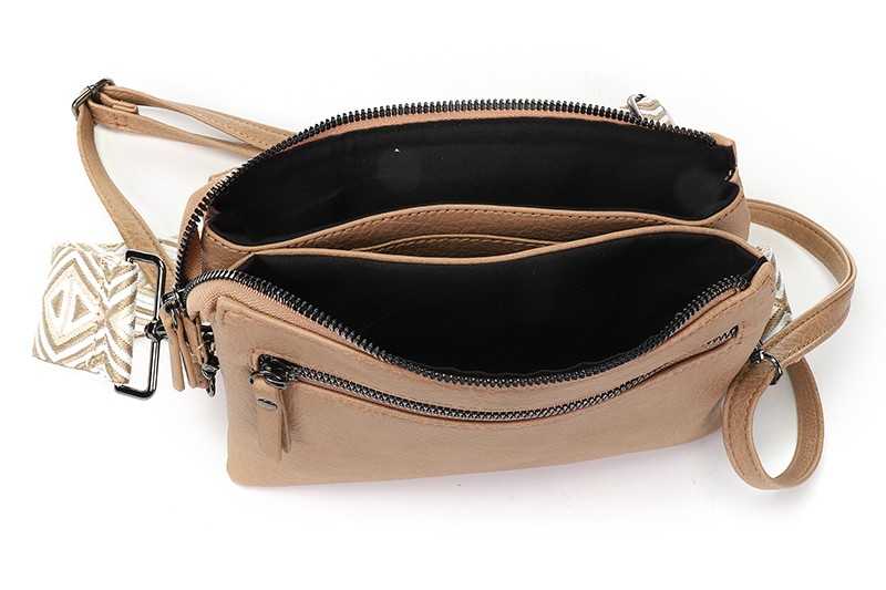 Camel crossbody en schoudertasje Naarden OLT12381