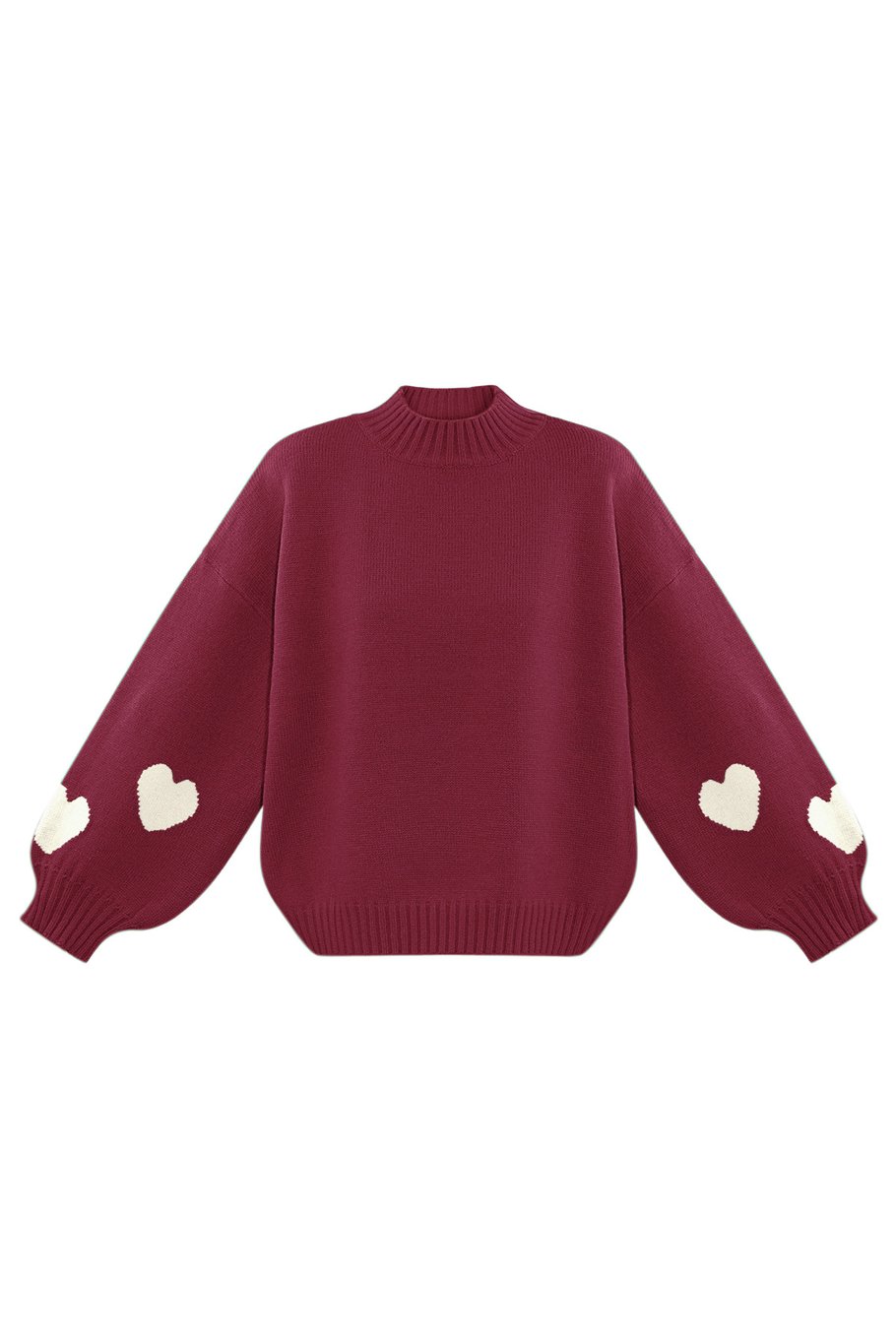 Comfort Heart trui Bordeaux