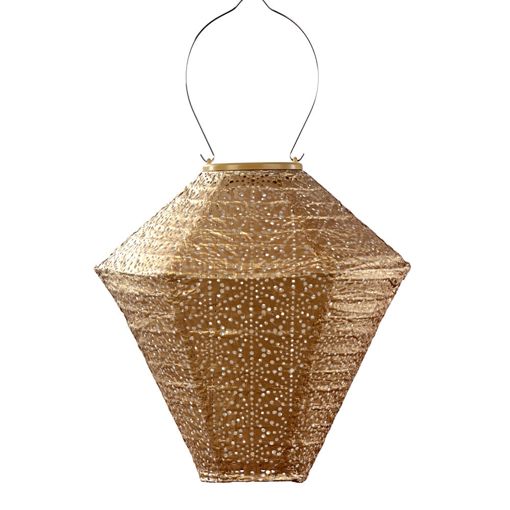 Lumiz Solar lampion Diamond Sashiko Gold Nr. 11