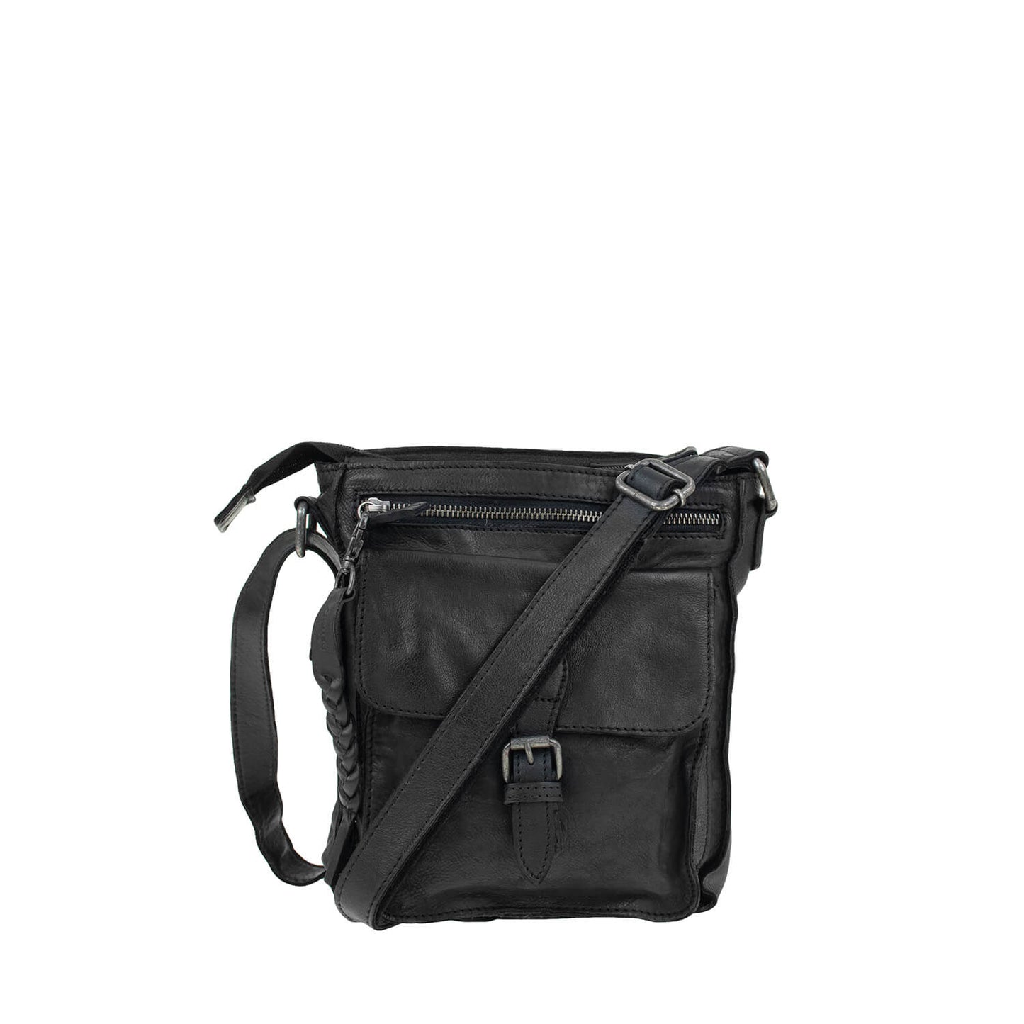 DSTRCT schoudertas harrington road met gesp Black
