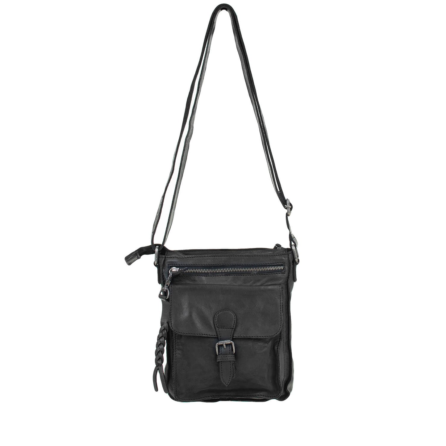 DSTRCT schoudertas harrington road met gesp Black