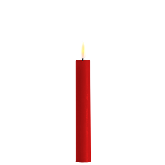 DeluxeHomeart LED dinner kaars 15cm -red