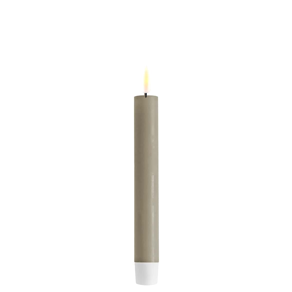 DeluxeHomeart LED dinner kaars 15cm - sand 2 stuks