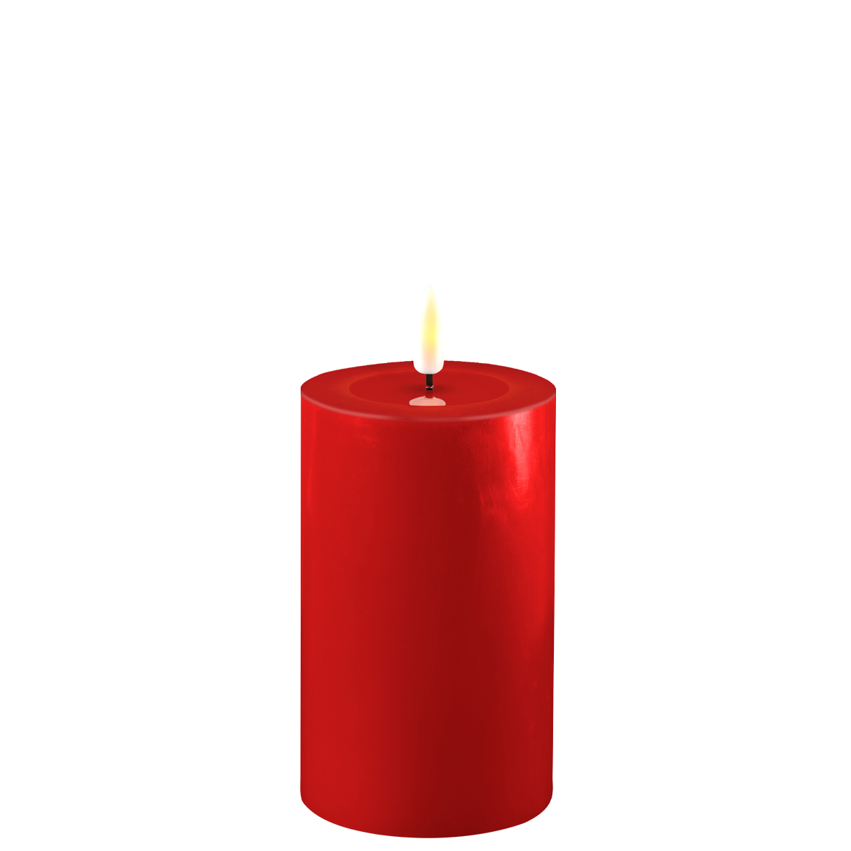 DeluxeHomeart LED kaars 7.5x12.5 - red