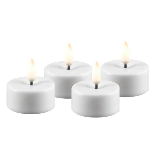 DeluxeHomeart LED waxinelicht xs - wit 4 stuks
