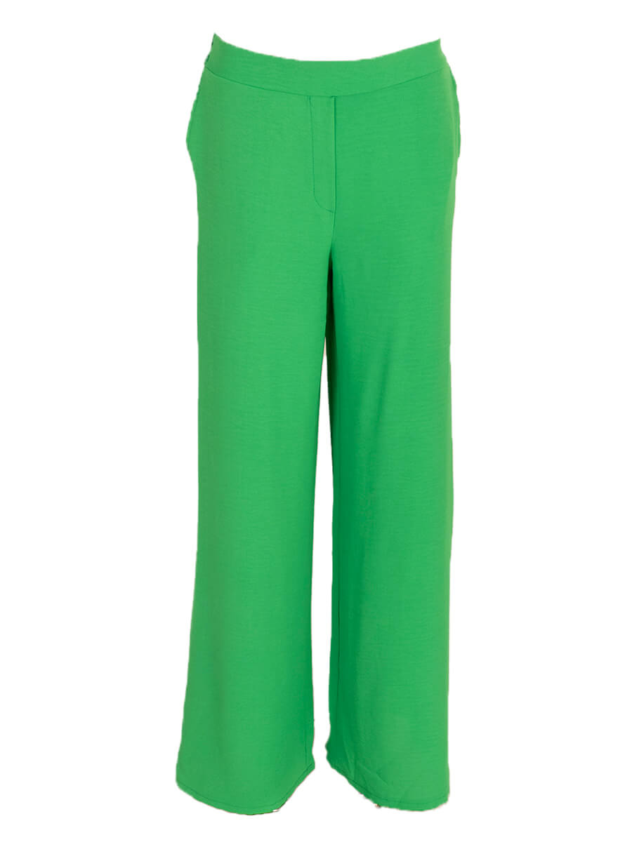 Doorknoop blouse one size Groen