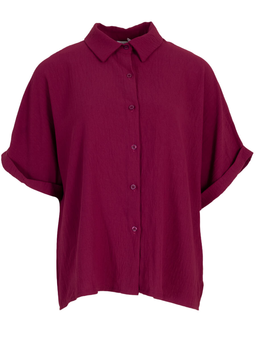 Doorknoop blouse one size Prugna