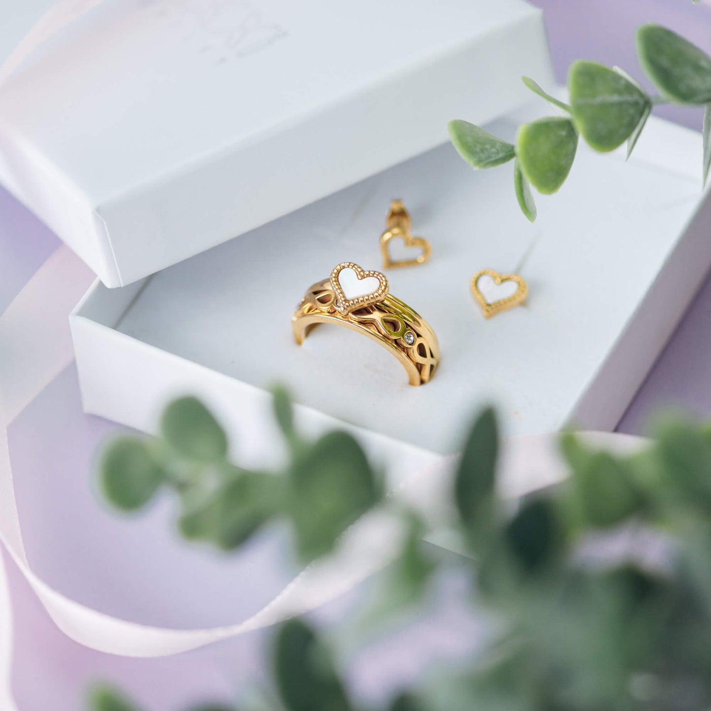 From the Heart sieradenset Goud