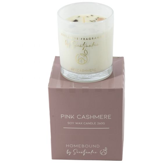 Geurkaars 260g pink cashmere