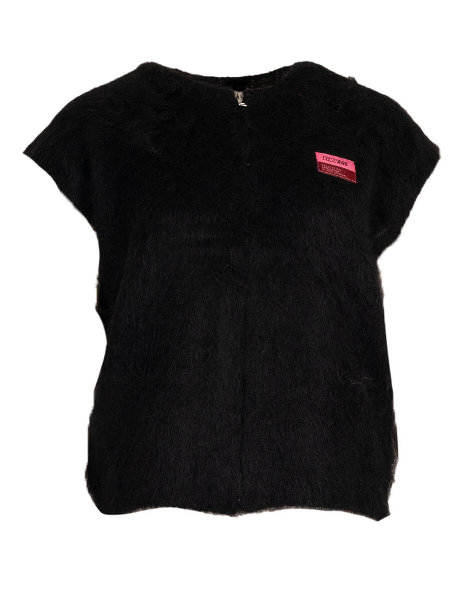 Gilet vintage Zwart
