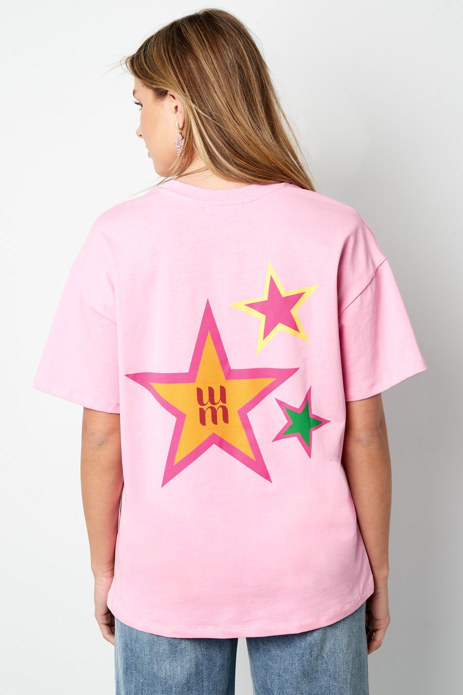 Gimme T-shirt stars Roze