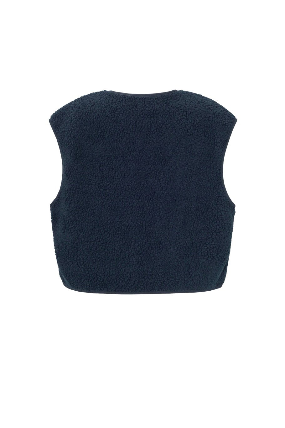 Gimme fluffy Teddy vest Navy