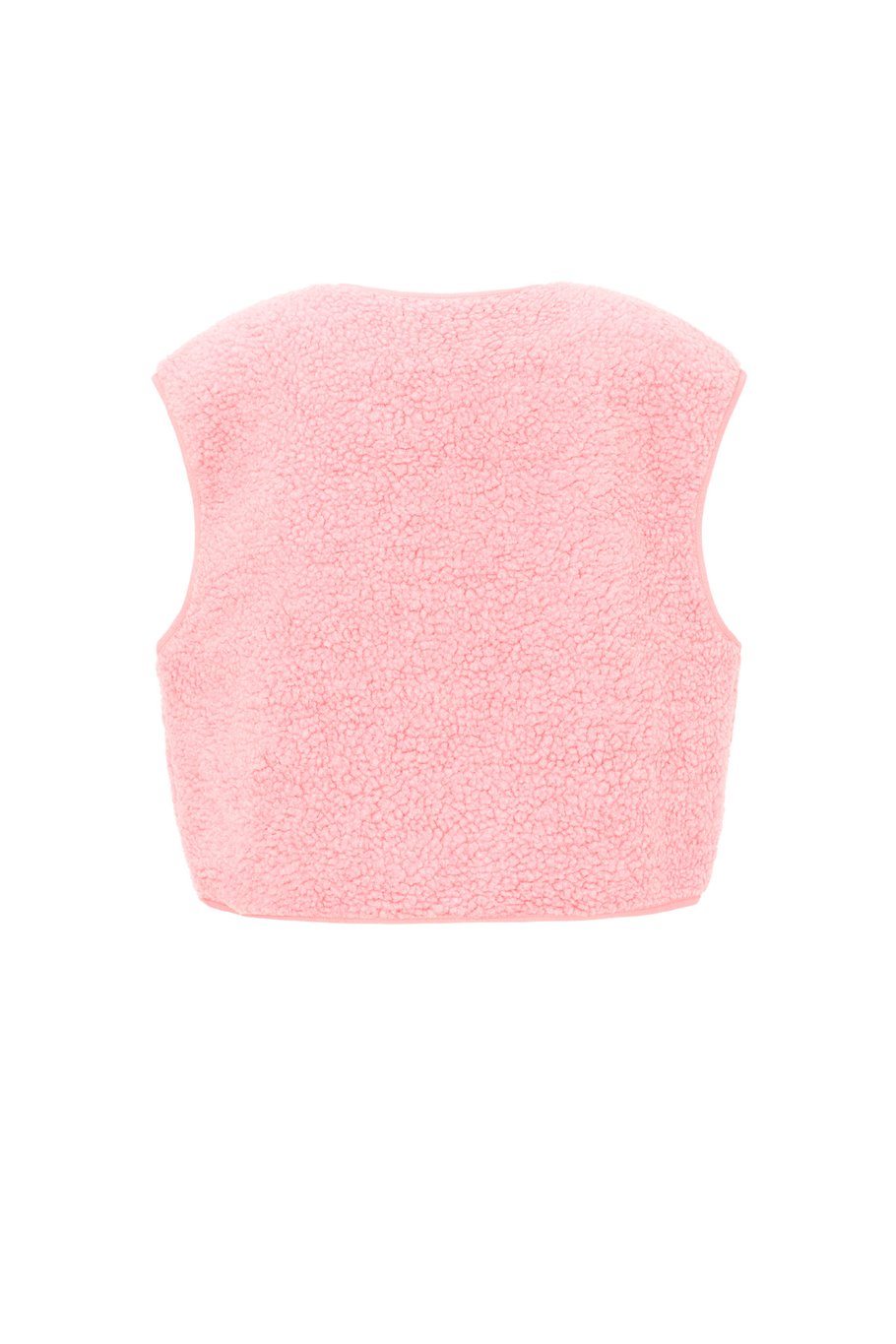 Gimme fluffy Teddy vest Roze