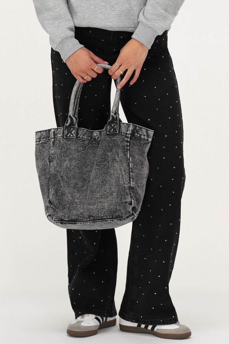 My Jewellery Grijze denim mini shopper