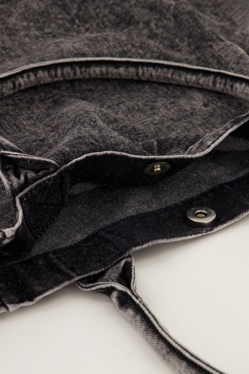My Jewellery Grijze denim mini shopper
