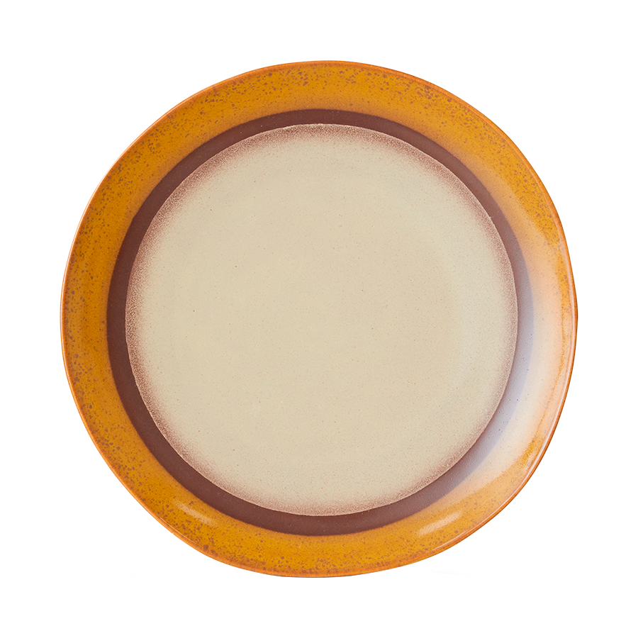 HKliving Dinner plate, Coconut 1 stuk