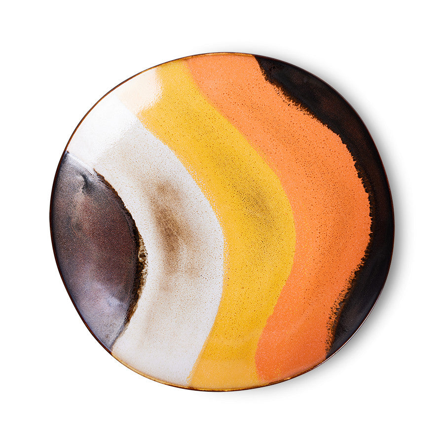 HKliving Side plate retro wave 1 stuk