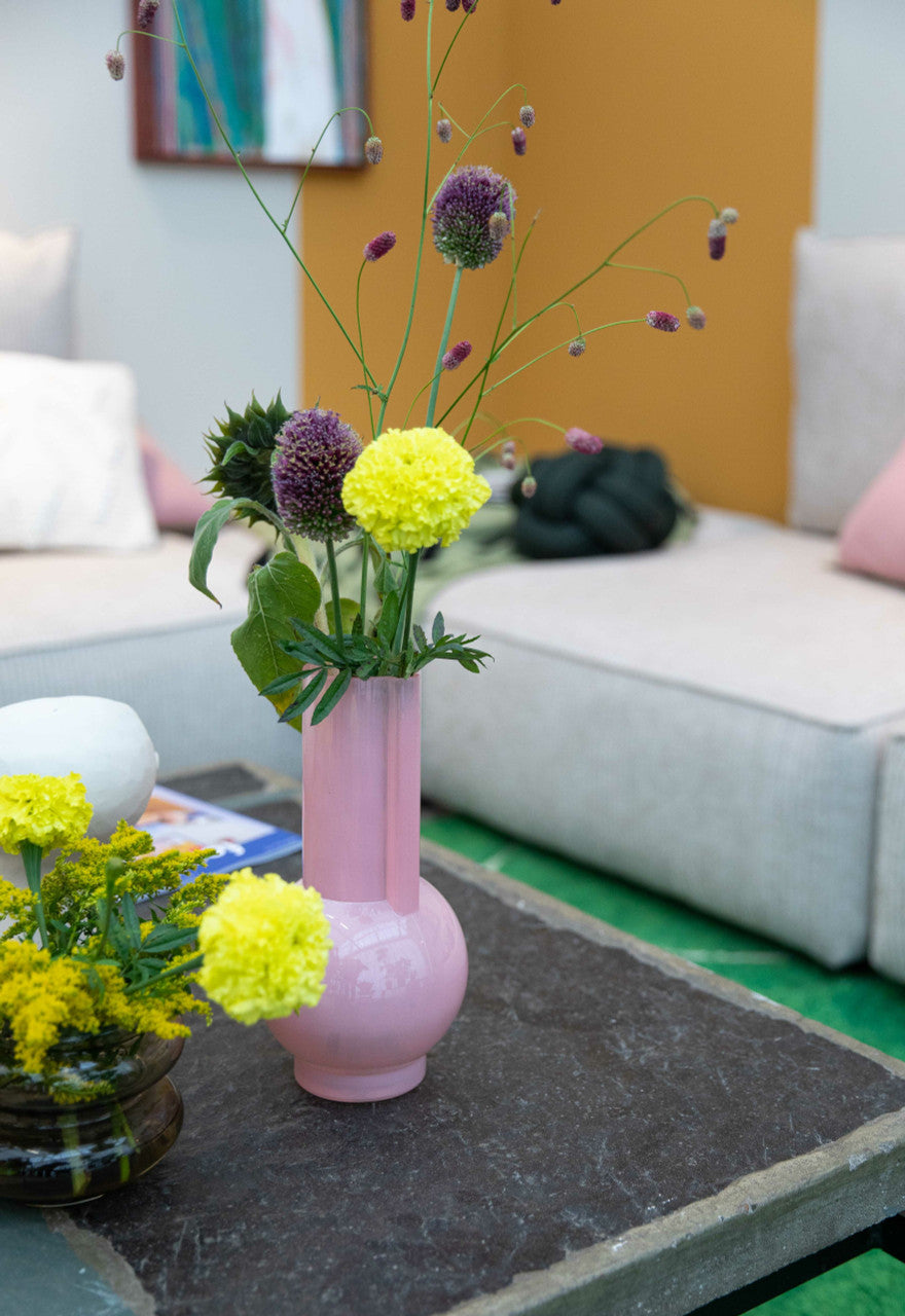 HK living glas vase, Flamingo