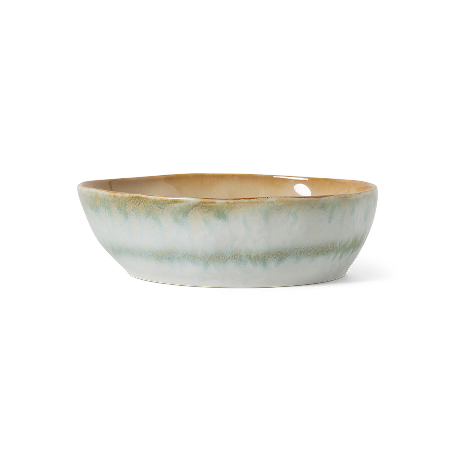 HKliving pasta bowls, petal (set of 2)