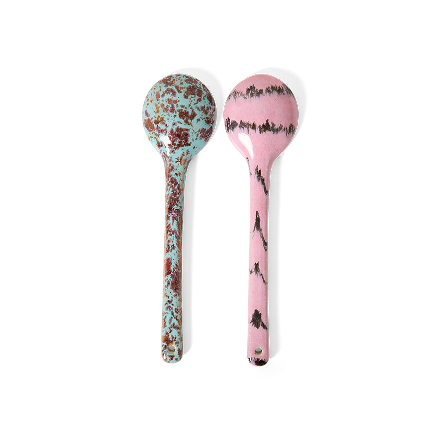 HKliving serving spoons, sprinkle (set of 2)