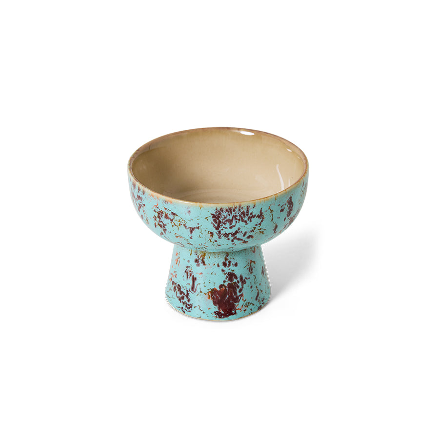 HKliving tapas bowl on base S, patina
