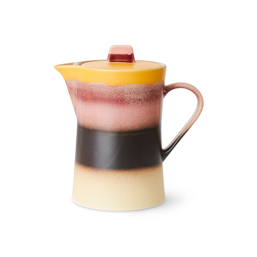 HK living tea pot, sunset