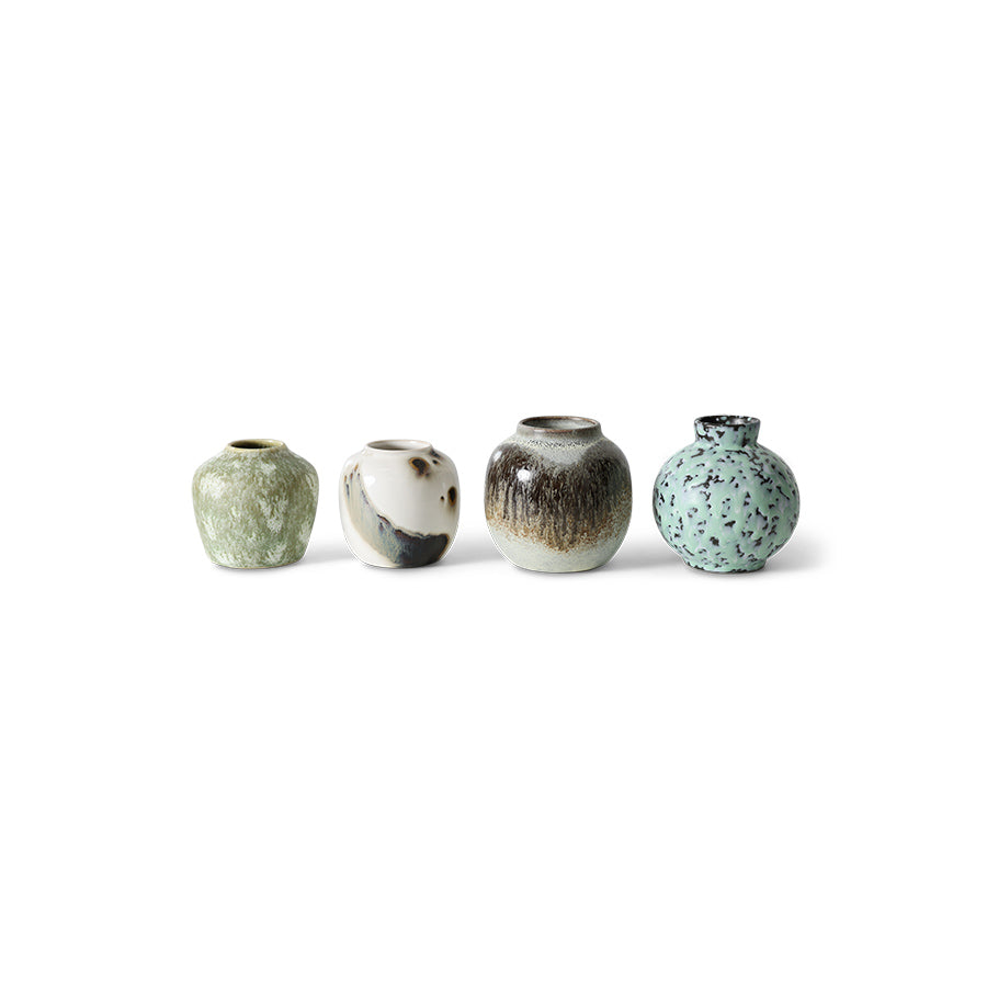 Hkliving small vases, canyon set of 4