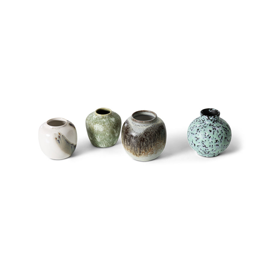 Hkliving small vases, canyon set of 4