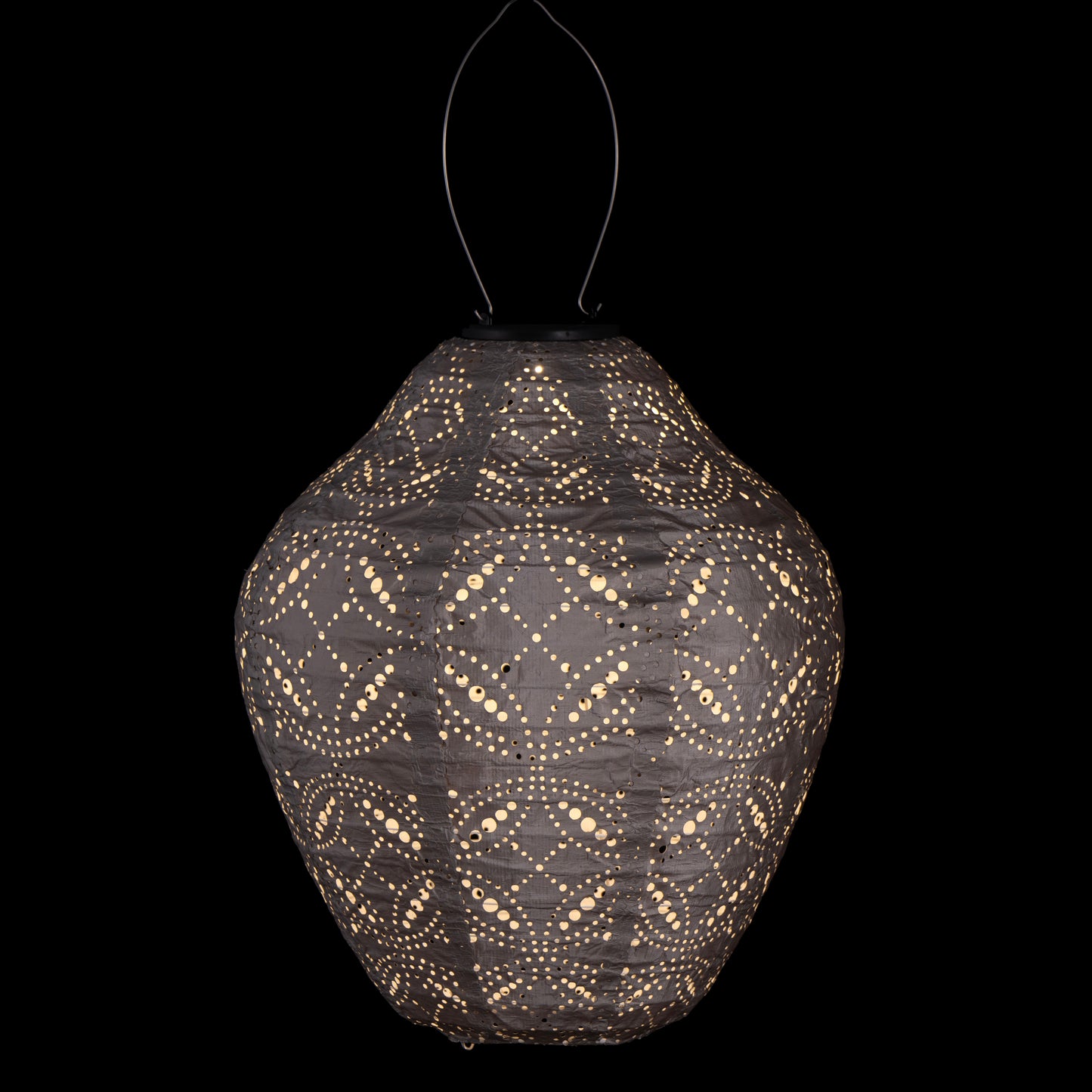 Lumiz Solar lampion Jar mandala taupe  Nr. 78