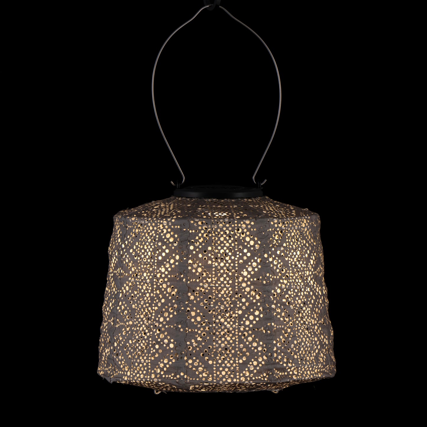 Lumiz Solar lampion Lampshade lace taupe Nr. 35