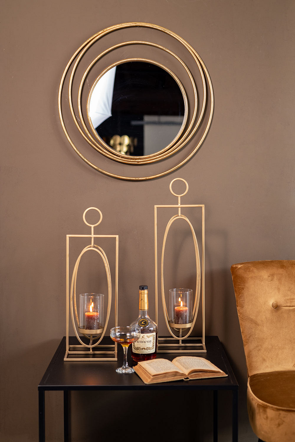Home Society Lantaarn Aurora Goud S