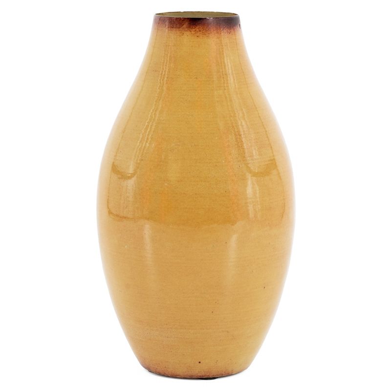 Metalen vaasje Mustard