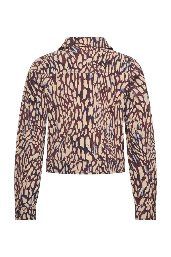 Mi Piace Jasje kort Burgundy latte