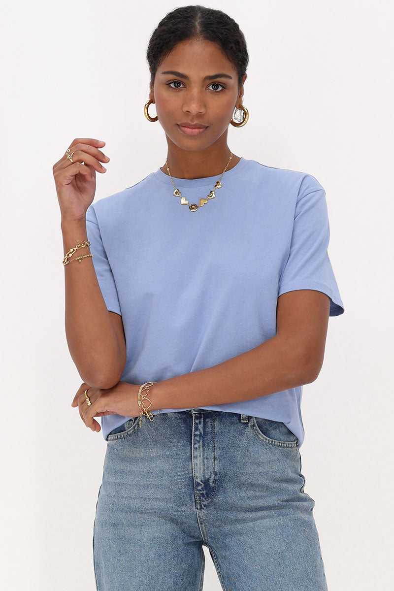 Myjewellery T-shirt "Paris la ville de l'amour" Light Blue
