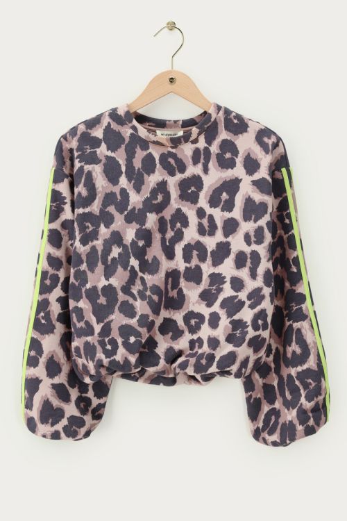 MyjewellerypanterprintballonsweaterBruin__3