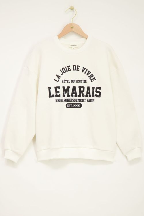 My jewellery sweater la joie de vivre Wit