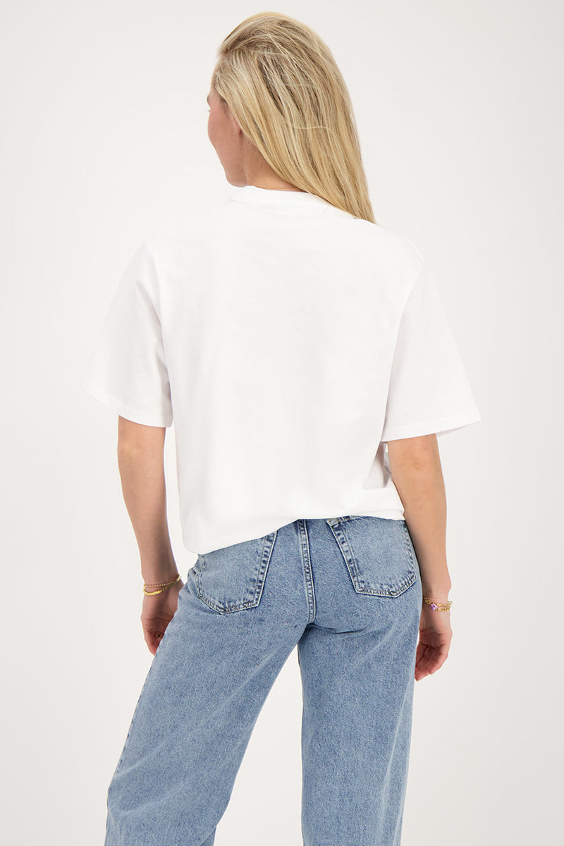 Myjewellery t-shirt met strik Wit