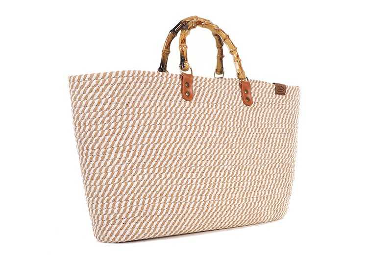 Naturel strandtas beachshopper Monachil OLT11742