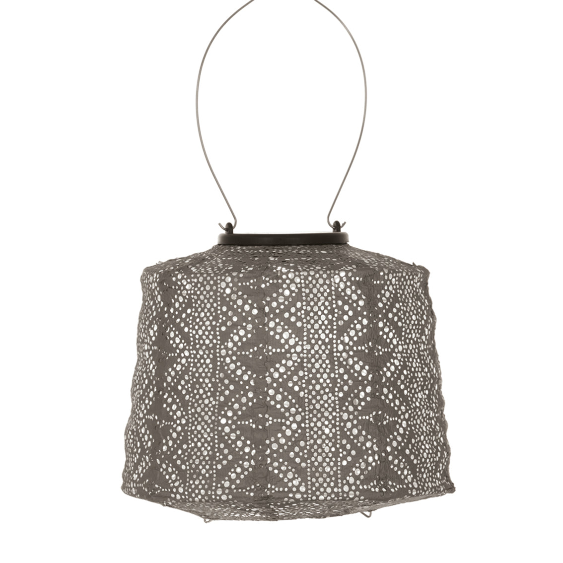 Lumiz Solar lampion Lampshade lace taupe Nr. 35