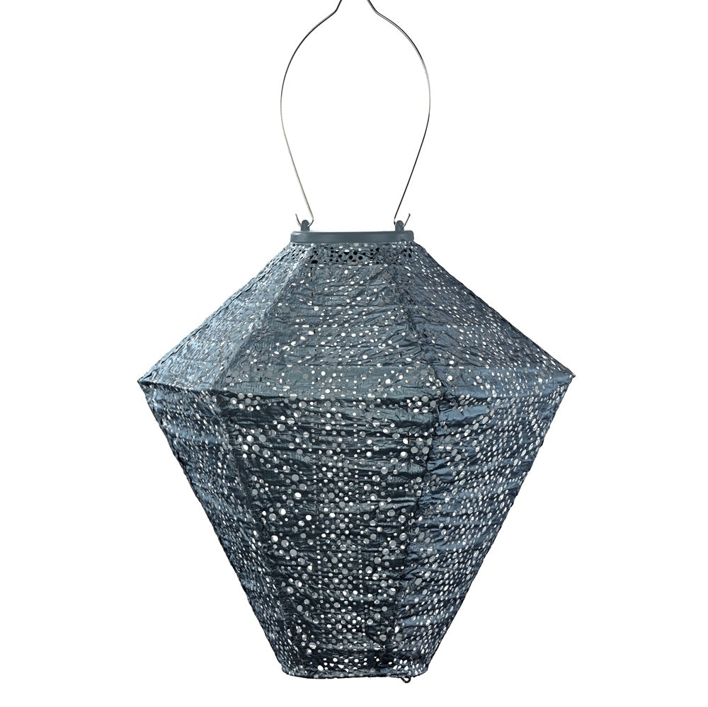 Lumiz solar lampion Diamond Lace Grace Blue Nr. 65